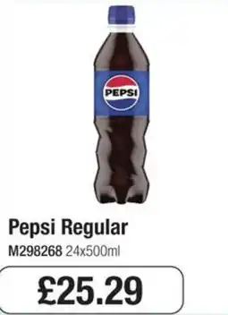 Booker Wholesale Pepsi Regular offer