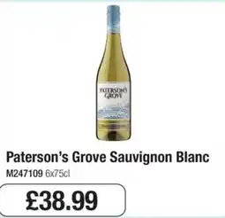 Booker Wholesale Paterson's Grove Sauvignon Blanc offer