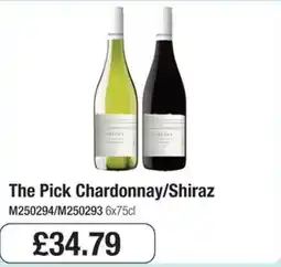 Booker Wholesale The Pick Chardonnay/Shiraz offer