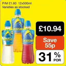 Booker Wholesale Powerade offer