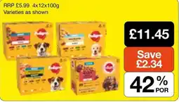 Booker Wholesale Pedigree dog food offer