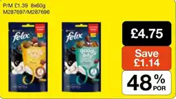 Booker Wholesale Felix goody bag offer
