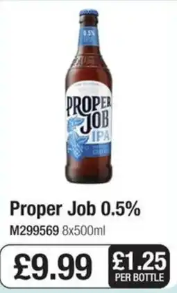 Booker Wholesale Proper Job IPA offer