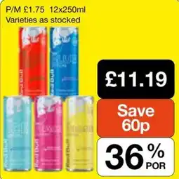 Booker Wholesale Red Bull energy drink offer