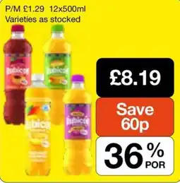 Booker Wholesale Rubico juice offer