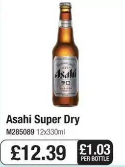 Booker Wholesale Asahi super dry offer