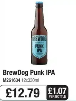 Booker Wholesale BrewDog Punk IPA offer