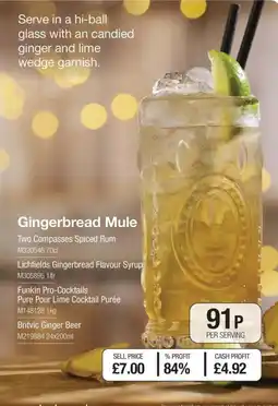 Booker Wholesale Gingerbread Mule offer