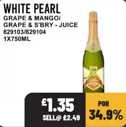 Bestway White pearl grape & mango/ grape & s'bry - juice offer