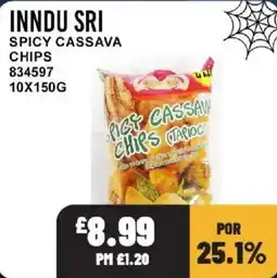 Bestway Inndu Sri spicy cassava chips offer