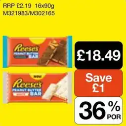 Booker Wholesale Reese's peanut butter bar offer