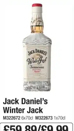 Booker Wholesale Jack Daniel's Winter Jack offer
