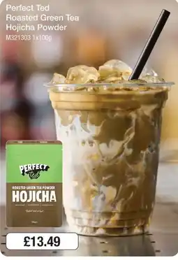 Booker Wholesale Perfect Ted roasted green tea powder hojicha offer