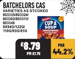 Bestway Batchelors cup a soup minestrone with croutons offer