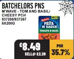 Bestway Batchelors pasta n' sauce tomato & basil offer