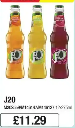 Booker Wholesale J20 fruit blend offer