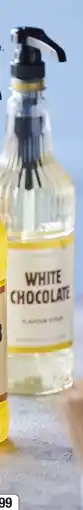Booker Wholesale White chocolate flavour syrup offer