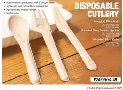 Booker Wholesale Disposable Cutlery offer