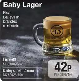 Booker Wholesale Baby Lager offer