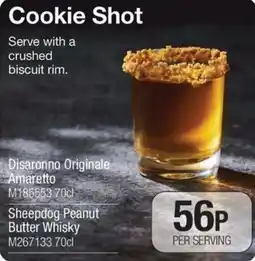 Booker Wholesale Cookie Shot offer