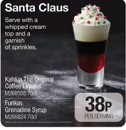 Booker Wholesale Santa Claus offer