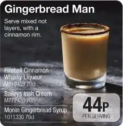 Booker Wholesale Gingerbread Man offer