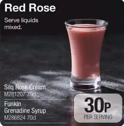 Booker Wholesale Red Rose offer