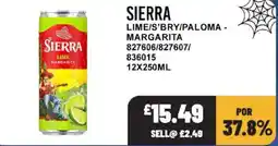 Bestway Sierra lime margarita offer
