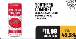 Bestway Southern comfort cola/lemonade offer