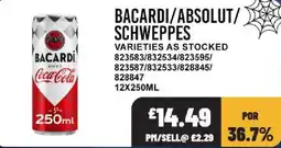 Bestway Bacardi coca cola offer