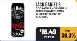 Bestway Jack Daniel's coca-cola offer