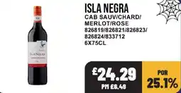 Bestway Isla negra cab sauv/chard/merlot/rose offer