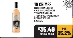 Bestway 19 Crimes rose offer