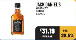 Bestway Jack Daniel's whiskey offer