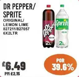 Bestway Dr Pepper Sprite offer