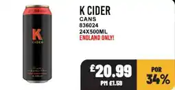 Bestway K Cider Cans offer