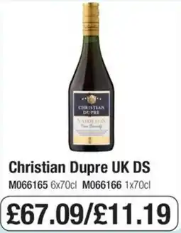 Booker Wholesale Christian Dupre Napoleon Fine Brandy offer