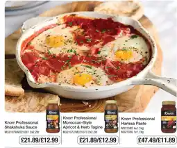 Booker Wholesale Knorr Professional Shakshuka Sauce offer