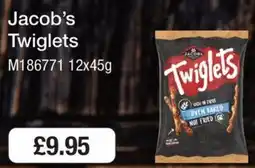 Booker Wholesale Jacob's Twiglets offer