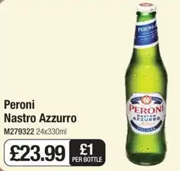 Booker Wholesale Peroni Nastro Azzurro offer