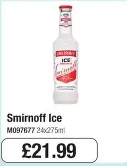 Booker Wholesale Smirnoff ice offer