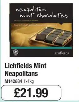 Booker Wholesale Lichfields Mint Neapolitans offer