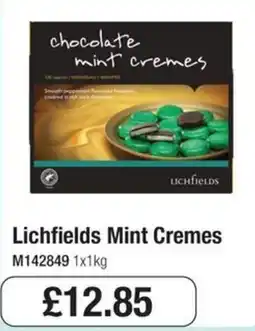 Booker Wholesale Lichfields Mint Cremes offer