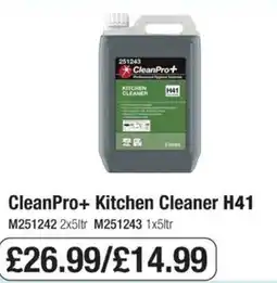 Booker Wholesale CleanPro+ kitchen cleaner h41 offer