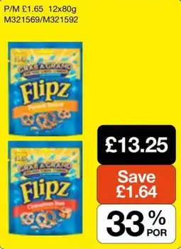 Booker Wholesale Great Value flipz offer