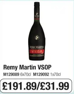 Booker Wholesale Remy Martin VSOP offer