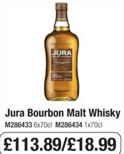Booker Wholesale Jura Bourbon Malt Whisky offer