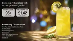 Booker Wholesale Rosemary Citrus Spritz offer