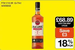 Booker Wholesale Bacardi rum offer