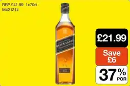 Booker Wholesale Johnnie Walker Black Label offer